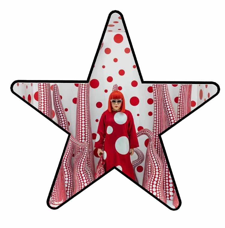 kayoi kusama star installation fashion