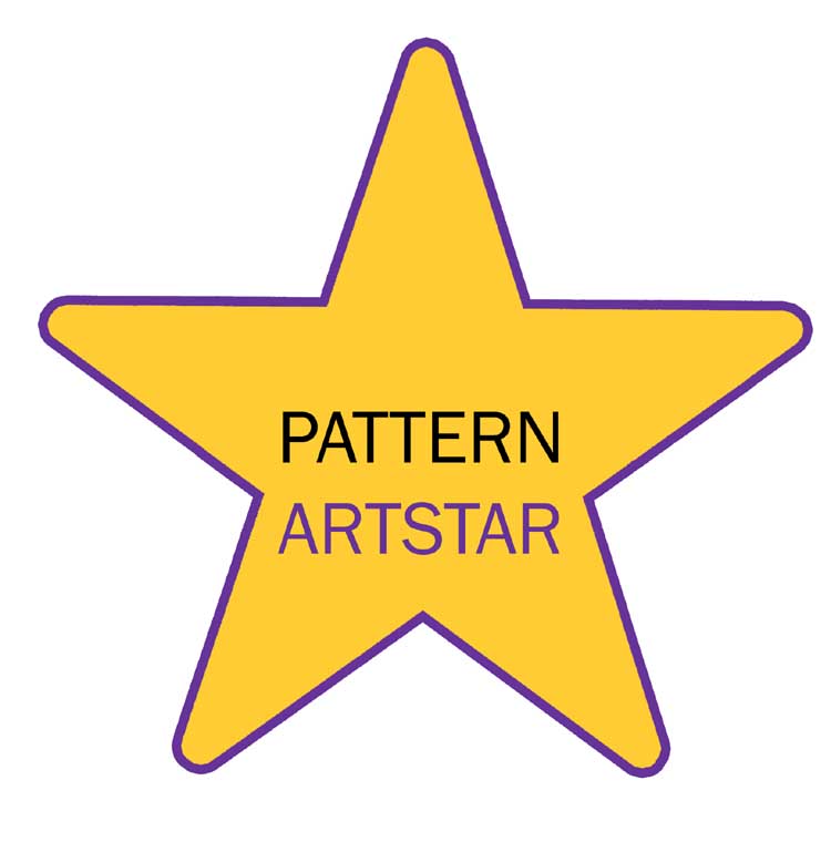 star logo yellow PATTERN