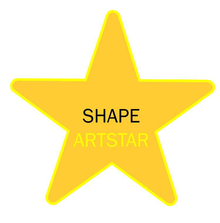 star logo yellow SHAPE