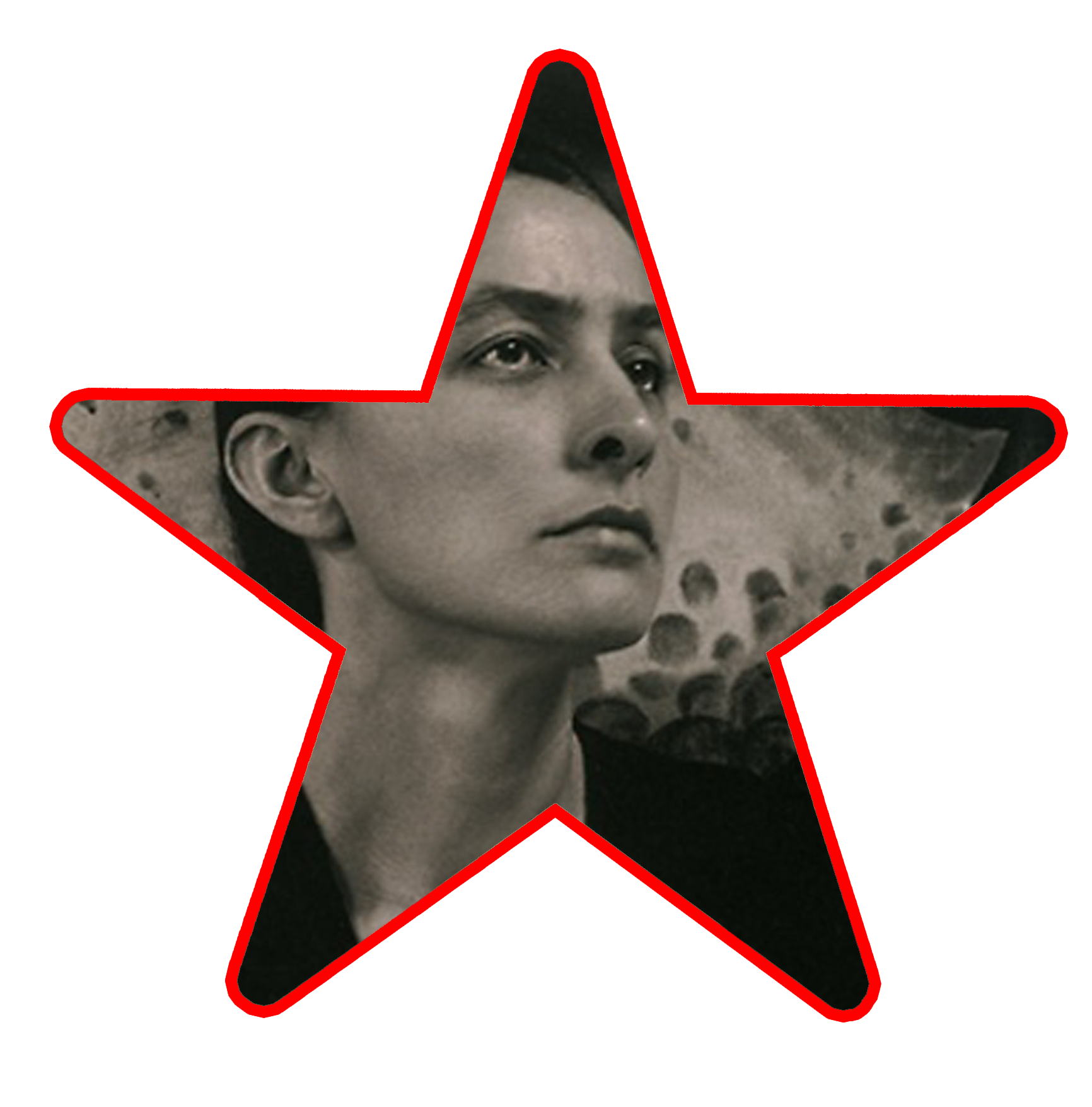 Artist star Georgia O Keeffe photograph